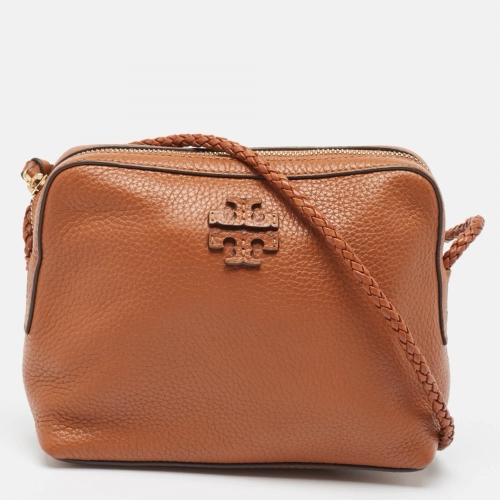 Tory Burch Brown Leather Taylor Crossbody Bag